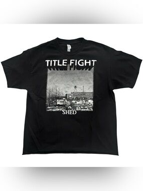 Title Fight shed album cover graphic  band tee